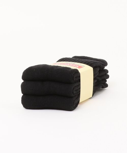 Healthknit（ヘルスニット）の「Healthknit Crew Socks 3足組（ソックス/靴下・メンズ・アイボリー/ホワイト/その他1/その他2/その他3/その他4/ブラック・S/M）」の12枚目の写真