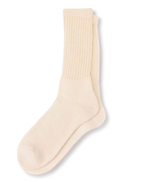 Healthknit（ヘルスニット）の「Healthknit Crew Socks 3足組（ソックス/靴下・メンズ・アイボリー/ホワイト/その他1/その他2/その他3/その他4/ブラック・S/M）」の2枚目の写真