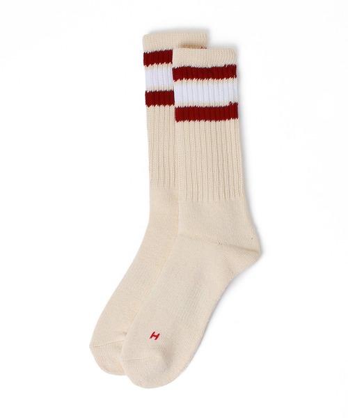 Healthknit（ヘルスニット）の「Healthknit Crew Socks 3足組（ソックス/靴下・メンズ・アイボリー/ホワイト/その他1/その他2/その他3/その他4/ブラック・S/M）」の19枚目の写真