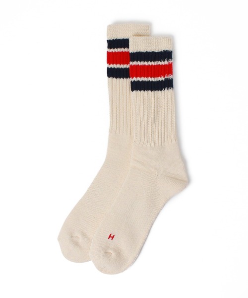 Healthknit（ヘルスニット）の「Healthknit Crew Socks 3足組（ソックス/靴下・メンズ・アイボリー/ホワイト/その他1/その他2/その他3/その他4/ブラック・S/M）」の17枚目の写真