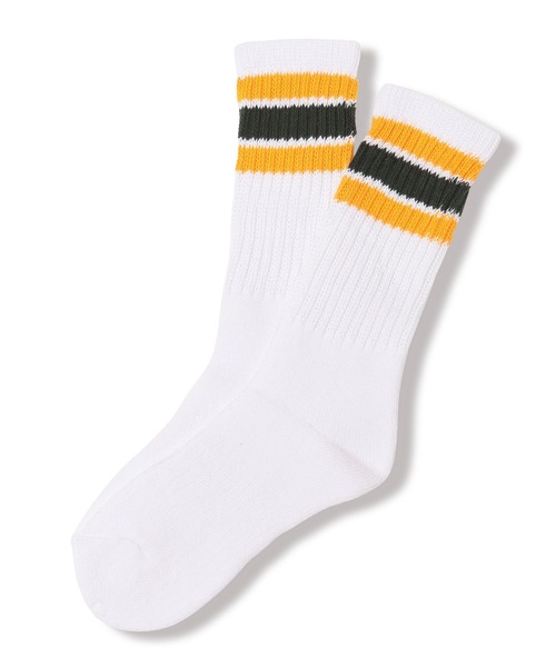 Healthknit（ヘルスニット）の「Healthknit Crew Socks 3足組（ソックス/靴下・メンズ・アイボリー/ホワイト/その他1/その他2/その他3/その他4/ブラック・S/M）」の21枚目の写真