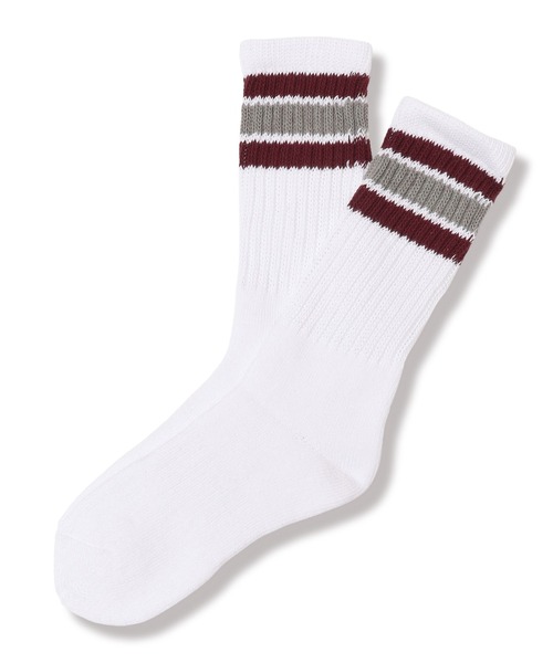 Healthknit（ヘルスニット）の「Healthknit Crew Socks 3足組（ソックス/靴下・メンズ・アイボリー/ホワイト/その他1/その他2/その他3/その他4/ブラック・S/M）」の20枚目の写真