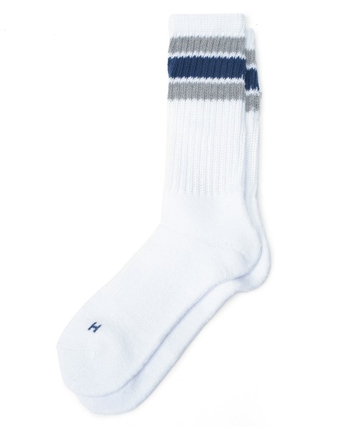 Healthknit（ヘルスニット）の「Healthknit Crew Socks 3足組（ソックス/靴下・メンズ・アイボリー/ホワイト/その他1/その他2/その他3/その他4/ブラック・S/M）」の16枚目の写真