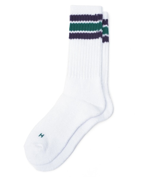 Healthknit（ヘルスニット）の「Healthknit Crew Socks 3足組（ソックス/靴下・メンズ・アイボリー/ホワイト/その他1/その他2/その他3/その他4/ブラック・S/M）」の14枚目の写真