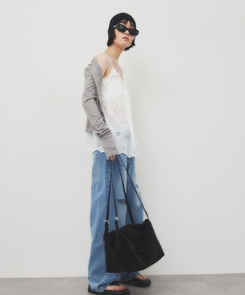 HANNE(アン)の「スムースフェイクレザーバッグ(ショルダーバッグ・レディース・ブラック/ブラウン・FREE)」の16枚目の写真