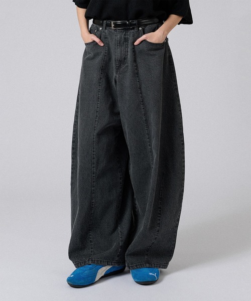 SUPER BAGGY CURVE DENIM PANTS / スーパーバギーカーブデニム