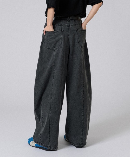 SUPER BAGGY CURVE DENIM PANTS / スーパーバギーカーブデニム