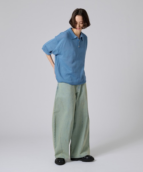 SUPER BAGGY CURVE DENIM PANTS / スーパーバギーカーブデニム