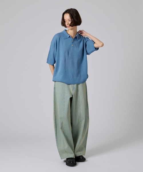 not dyed スーパーバギーデニム Ｍサイズ not dyed super baggy denim M - メルカリ