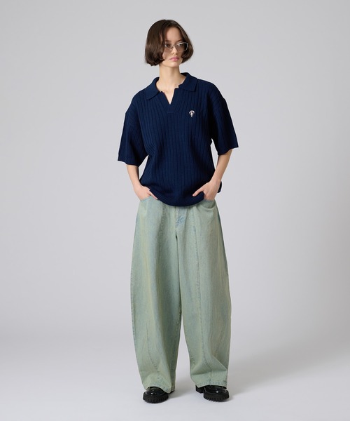 SUPER BAGGY CURVE DENIM PANTS / スーパーバギーカーブデニム