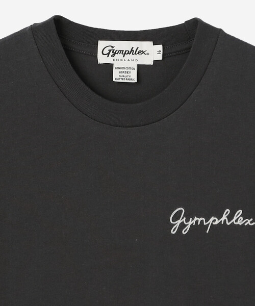GYMPHLEX(ジムフレックス)の「Gymphlex | 刺繍ロゴTシャツ WOMEN(Tシャツ/カットソー・レディース・チャコール/グリーン/ホワイト・14/16/12)」の15枚目の写真