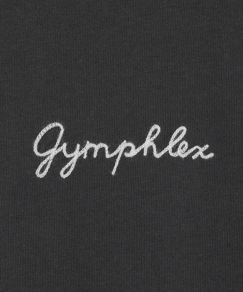 GYMPHLEX(ジムフレックス)の「Gymphlex | 刺繍ロゴTシャツ WOMEN(Tシャツ/カットソー・レディース・チャコール/グリーン/ホワイト・14/16/12)」の12枚目の写真