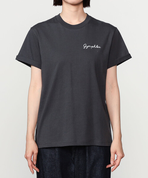 GYMPHLEX(ジムフレックス)の「Gymphlex | 刺繍ロゴTシャツ WOMEN(Tシャツ/カットソー・レディース・チャコール/グリーン/ホワイト・14/16/12)」の11枚目の写真