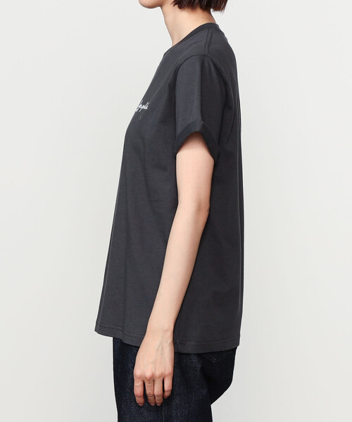 GYMPHLEX(ジムフレックス)の「Gymphlex | 刺繍ロゴTシャツ WOMEN(Tシャツ/カットソー・レディース・チャコール/グリーン/ホワイト・14/16/12)」の10枚目の写真