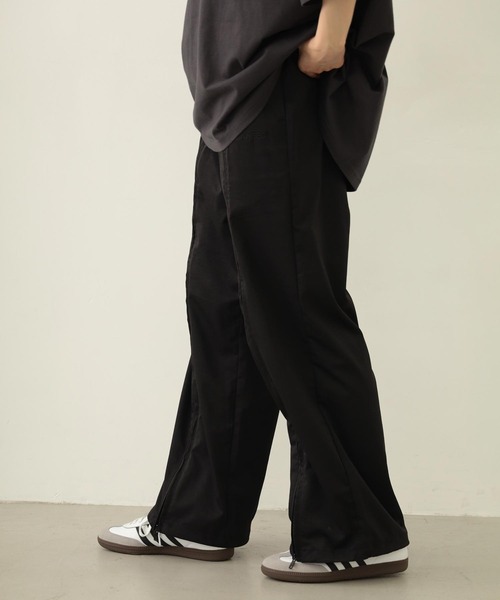 MILKFED.（ミルクフェド）の「FRONT LINE ZIP UP PANTS（その他パンツ・レディース・ピンク/ブラック/グリーン・S/M）」の6枚目の写真