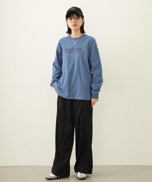 MILKFED.（ミルクフェド）の「FRONT LINE ZIP UP PANTS（その他パンツ・レディース・ピンク/ブラック/グリーン・S/M）」の14枚目の写真