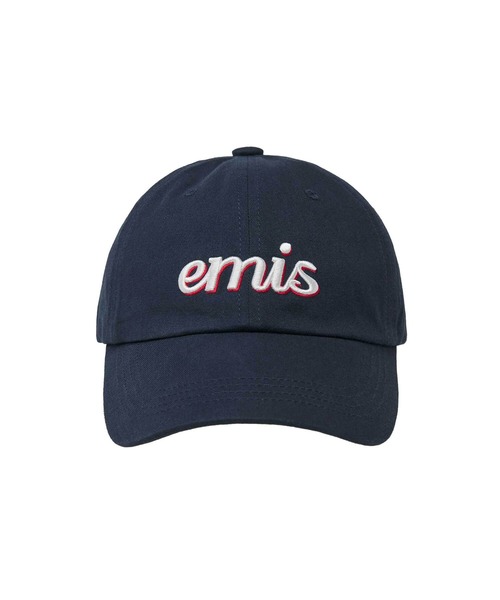 EMIS(イミス)の「LAYERED LOGO BALL CAP(キャップ・レディース・チャコール/ベージュ/ネイビー/ブラウン/グリーン/ピンク/レッド/ブラック・FREE)」の6枚目の写真