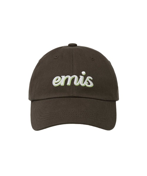 EMIS(イミス)の「LAYERED LOGO BALL CAP(キャップ・レディース・チャコール/ベージュ/ネイビー/ブラウン/グリーン/ピンク/レッド/ブラック・FREE)」の4枚目の写真
