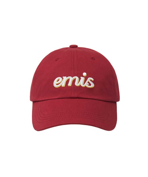 EMIS(イミス)の「LAYERED LOGO BALL CAP(キャップ・レディース・チャコール/ベージュ/ネイビー/ブラウン/グリーン/ピンク/レッド/ブラック・FREE)」の8枚目の写真