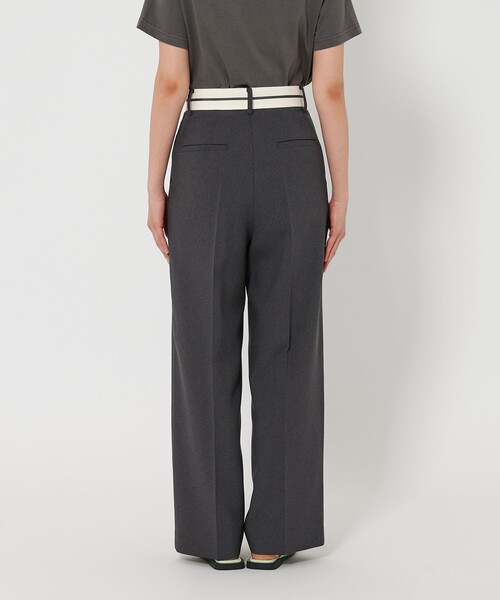 BEAUTY&YOUTH UNITED ARROWS(ビューティーアンドユースユナイテッドアローズ)の「【WEB限定】マーベルト ワイドストレートパンツ -ウォッシャブル-(その他パンツ・レディース・ダークグレー/ライトグレー/ブラウン・S/M/L)」の12枚目の写真