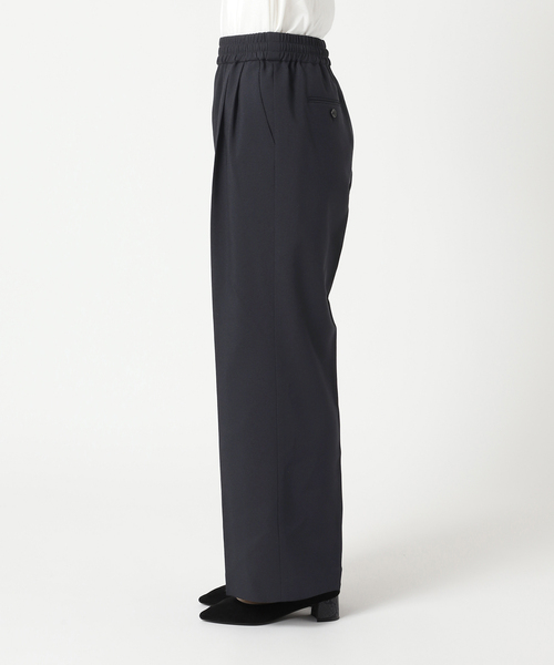 JOURNAL STANDARD relume（ジャーナルスタンダード　レリューム）の「《WEB限定再入荷！》【サイズ展開あり/自宅ケア可能】ON/OFFで活躍する。マットウースフレアタックパンツ（スラックス・レディース・ブラック/グレー/ネイビー・36/38）」の9枚目の写真