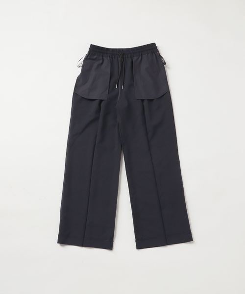 JOURNAL STANDARD relume（ジャーナルスタンダード　レリューム）の「《WEB限定再入荷！》【サイズ展開あり/自宅ケア可能】ON/OFFで活躍する。マットウースフレアタックパンツ（スラックス・レディース・ブラック/グレー/ネイビー・36/38）」の17枚目の写真