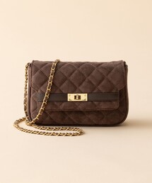 23区（ニジュウサンク）の「スエード キルティング ショルダーバッグ（ショルダーバッグ）」