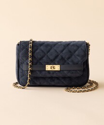 23区（ニジュウサンク）の「スエード キルティング ショルダーバッグ（ショルダーバッグ）」