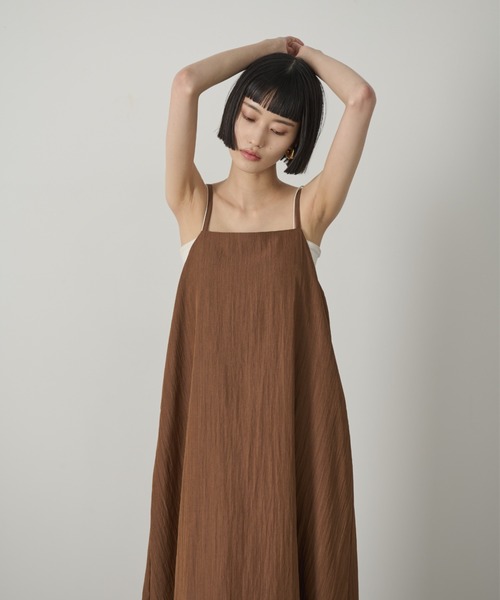 AIC.(エーアイシー)の「バックオープンバルーンワンピース(ワンピース・レディース・ブラウン/ブラック・FREE)」の3枚目の写真