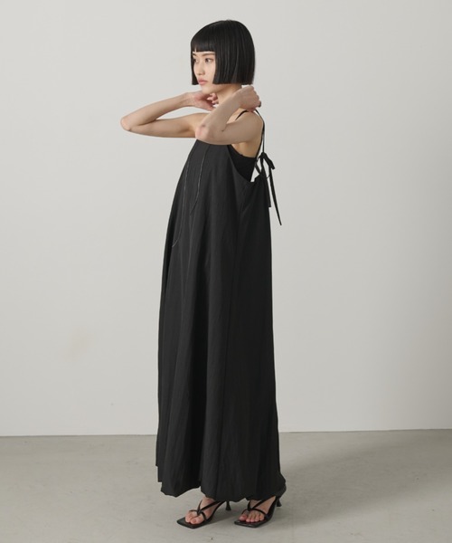 AIC.(エーアイシー)の「バックオープンバルーンワンピース(ワンピース・レディース・ブラウン/ブラック・FREE)」の8枚目の写真