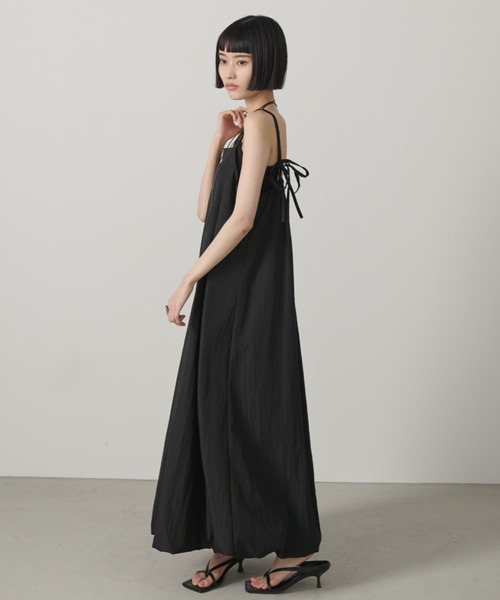 AIC.(エーアイシー)の「バックオープンバルーンワンピース(ワンピース・レディース・ブラウン/ブラック・FREE)」の7枚目の写真