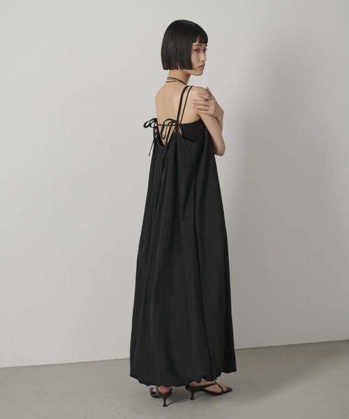 AIC.(エーアイシー)の「バックオープンバルーンワンピース(ワンピース・レディース・ブラウン/ブラック・FREE)」の5枚目の写真