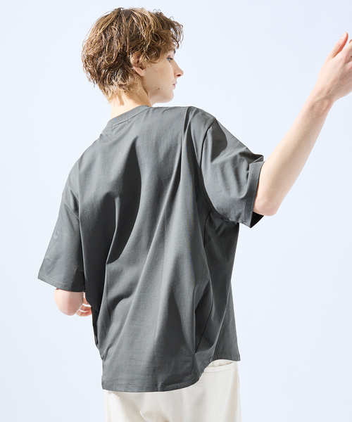 AH ABAHOUSE（エーエイチアバハウス）の「【SORONA】接触冷感 サイドタック 半袖Tシャツ（Tシャツ/カットソー・メンズ・ホワイト/チャコールグレー/ブラック・46/48）」の3枚目の写真