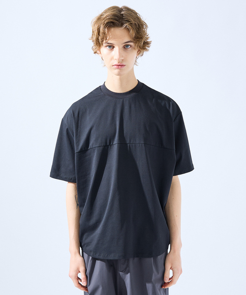 AH ABAHOUSE（エーエイチアバハウス）の「【SORONA】接触冷感 サイドタック 半袖Tシャツ（Tシャツ/カットソー・メンズ・ホワイト/チャコールグレー/ブラック・46/48）」の5枚目の写真