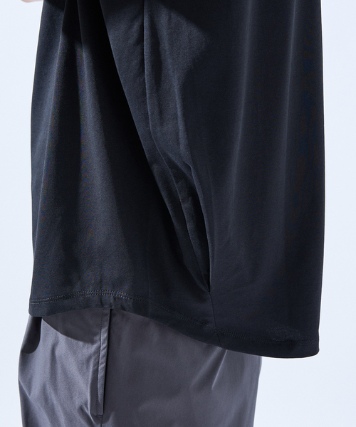 AH ABAHOUSE（エーエイチアバハウス）の「【SORONA】接触冷感 サイドタック 半袖Tシャツ（Tシャツ/カットソー・メンズ・ホワイト/チャコールグレー/ブラック・46/48）」の7枚目の写真