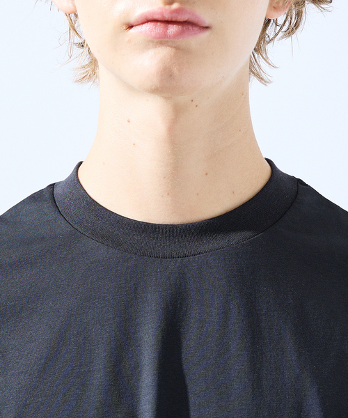 AH ABAHOUSE（エーエイチアバハウス）の「【SORONA】接触冷感 サイドタック 半袖Tシャツ（Tシャツ/カットソー・メンズ・ホワイト/チャコールグレー/ブラック・46/48）」の9枚目の写真