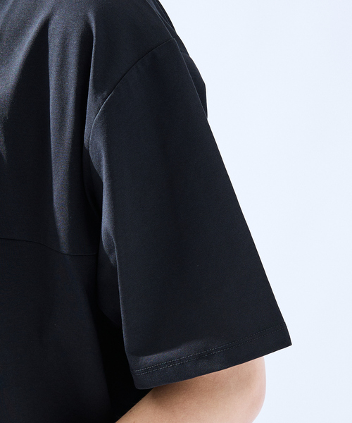 AH ABAHOUSE（エーエイチアバハウス）の「【SORONA】接触冷感 サイドタック 半袖Tシャツ（Tシャツ/カットソー・メンズ・ホワイト/チャコールグレー/ブラック・46/48）」の10枚目の写真