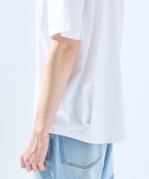 AH ABAHOUSE（エーエイチアバハウス）の「【SORONA】接触冷感 サイドタック 半袖Tシャツ（Tシャツ/カットソー・メンズ・ホワイト/チャコールグレー/ブラック・46/48）」の19枚目の写真