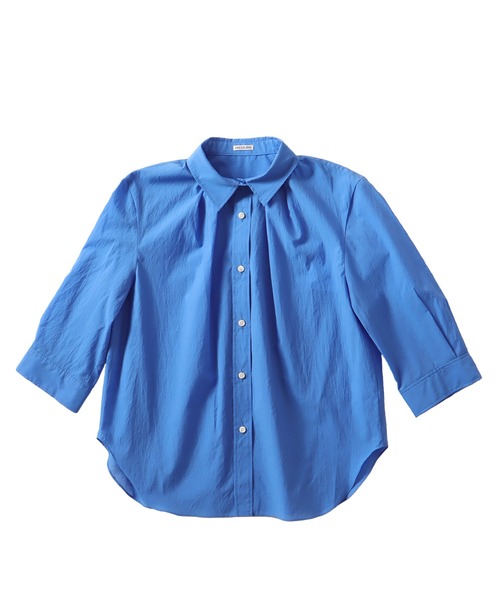 DRESSLAVE(ドレスレイブ)の「airy washer fit shirt(エアリーワッシャーフィットシャツ)(シャツ/ブラウス・レディース・ブルー/ホワイト・38)」の2枚目の写真