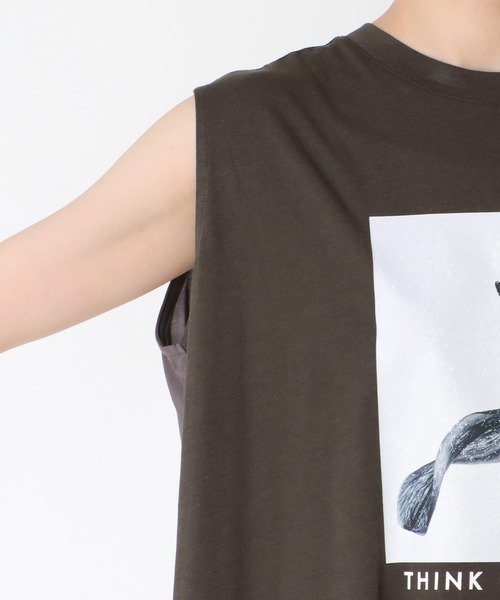 でいだらぼっち　CRONOS   ノースリーブ　Tシャツ ハイランクノースリーブTシャツ[SLOTH DF1109]｜オリジナルT