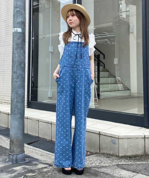 resexxy サロペット Radyデニムキャミソールサロペット・シェリミー