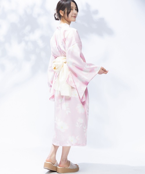 即購可CFIERCE 愛　Y2k変形　ワンピース　浴衣 セール】2way 総柄 浴衣風 ワンピース 3点セット（浴衣）｜AnNet