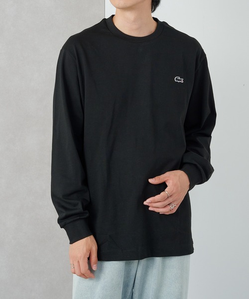 LACOSTE(ラコステ)の「【LACOSTE】ベーシックロングスリーブTシャツ TH5583-99(Tシャツ/カットソー・レディース・ネイビー/ブラック/ダークグリーン/ブラウン/ホワイト・L/M/S/XS/XL)」の8枚目の写真