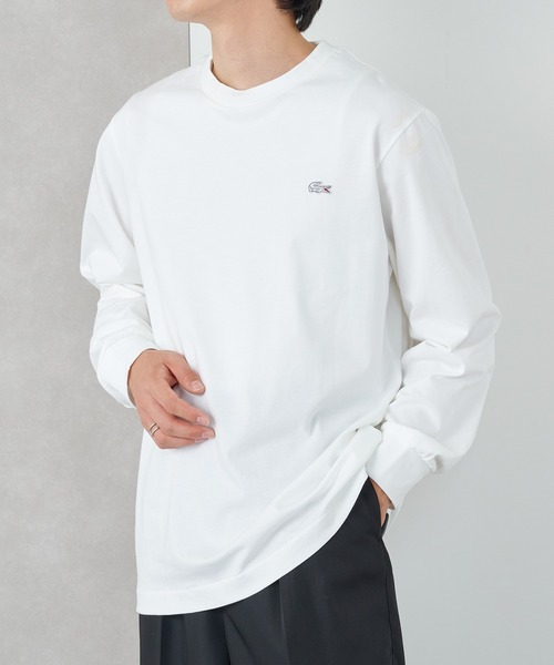LACOSTE(ラコステ)の「【LACOSTE】ベーシックロングスリーブTシャツ TH5583-99(Tシャツ/カットソー・レディース・ネイビー/ブラック/ダークグリーン/ブラウン/ホワイト・L/M/S/XS/XL)」の11枚目の写真