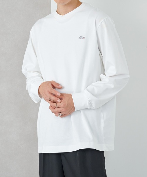 LACOSTE(ラコステ)の「【LACOSTE】ベーシックロングスリーブTシャツ TH5583-99(Tシャツ/カットソー・レディース・ネイビー/ブラック/ダークグリーン/ブラウン/ホワイト・L/M/S/XS/XL)」の13枚目の写真