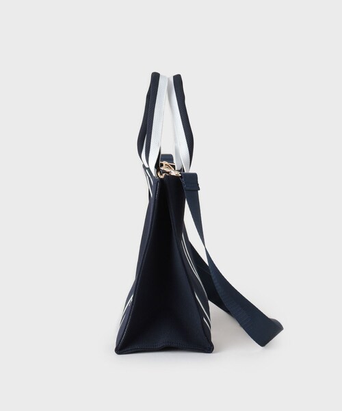 OPAQUE.CLIP（オペークドットクリップ）の「【2WAY】ラインハンドルスクエアニットミドルトートバッグ（トートバッグ・レディース・ブラック/ネイビー/ベージュ/ブラウン系その他・00）」の19枚目の写真