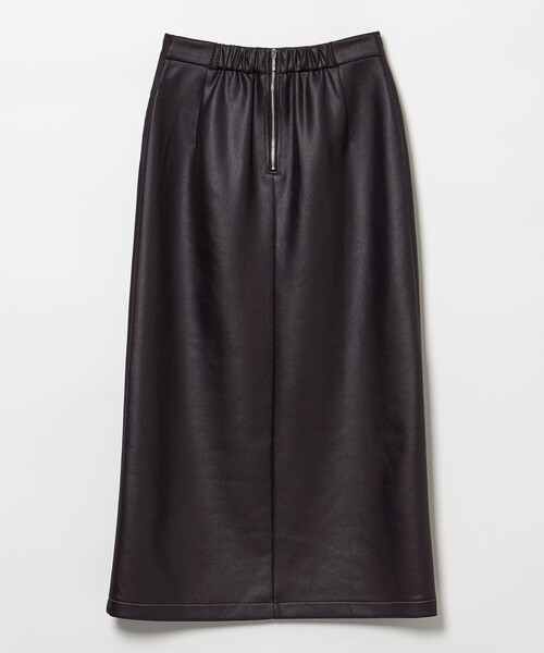 EMMEL REFINES（エメルリファインズ）の「＜EMMEL REFINES＞EM マシュマロタッチ スリットステッチ スカート（スカート・レディース・ダークブラウン/ブラック・S/M）」の11枚目の写真