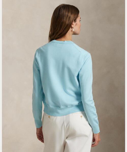 コットン クルーネック カーディガン（カーディガン/ボレロ