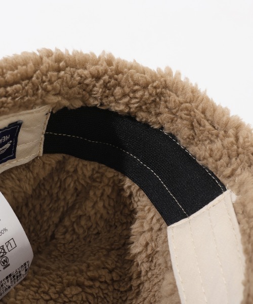 KRIFF MAYER Kid's Collection（クリフメイヤーキッズコレクション）の「裏ボアフライトキャップ（キャップ・キッズ・オフホワイト/カーキ/ブラック/レンガ・LARGE/MEDIUM）」の13枚目の写真