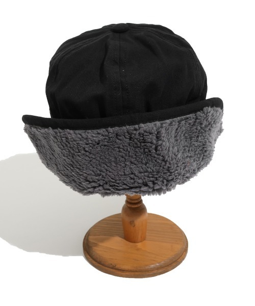 KRIFF MAYER Kid's Collection（クリフメイヤーキッズコレクション）の「裏ボアフライトキャップ（キャップ・キッズ・オフホワイト/カーキ/ブラック/レンガ・LARGE/MEDIUM）」の8枚目の写真